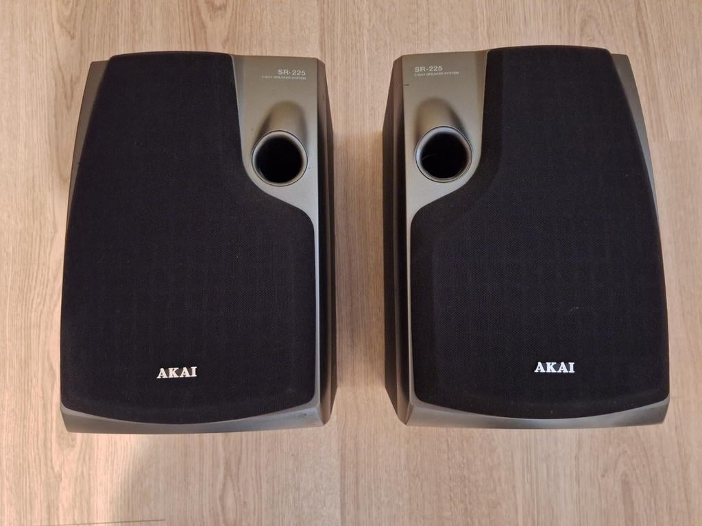 Akai SR-225 luidsprekers, Overige merken, Gebruikt, Ophalen of Verzenden, Minder dan 60 watt
