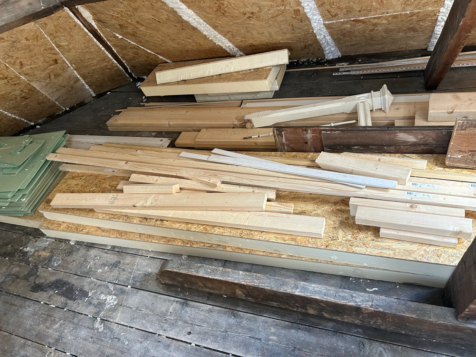 2x Dewin geïsoleerd OSB-PIR platen RD 4.16, Zo goed als nieuw, Hardschuim (Pir), Minder dan 5 m², 8 tot 12 cm