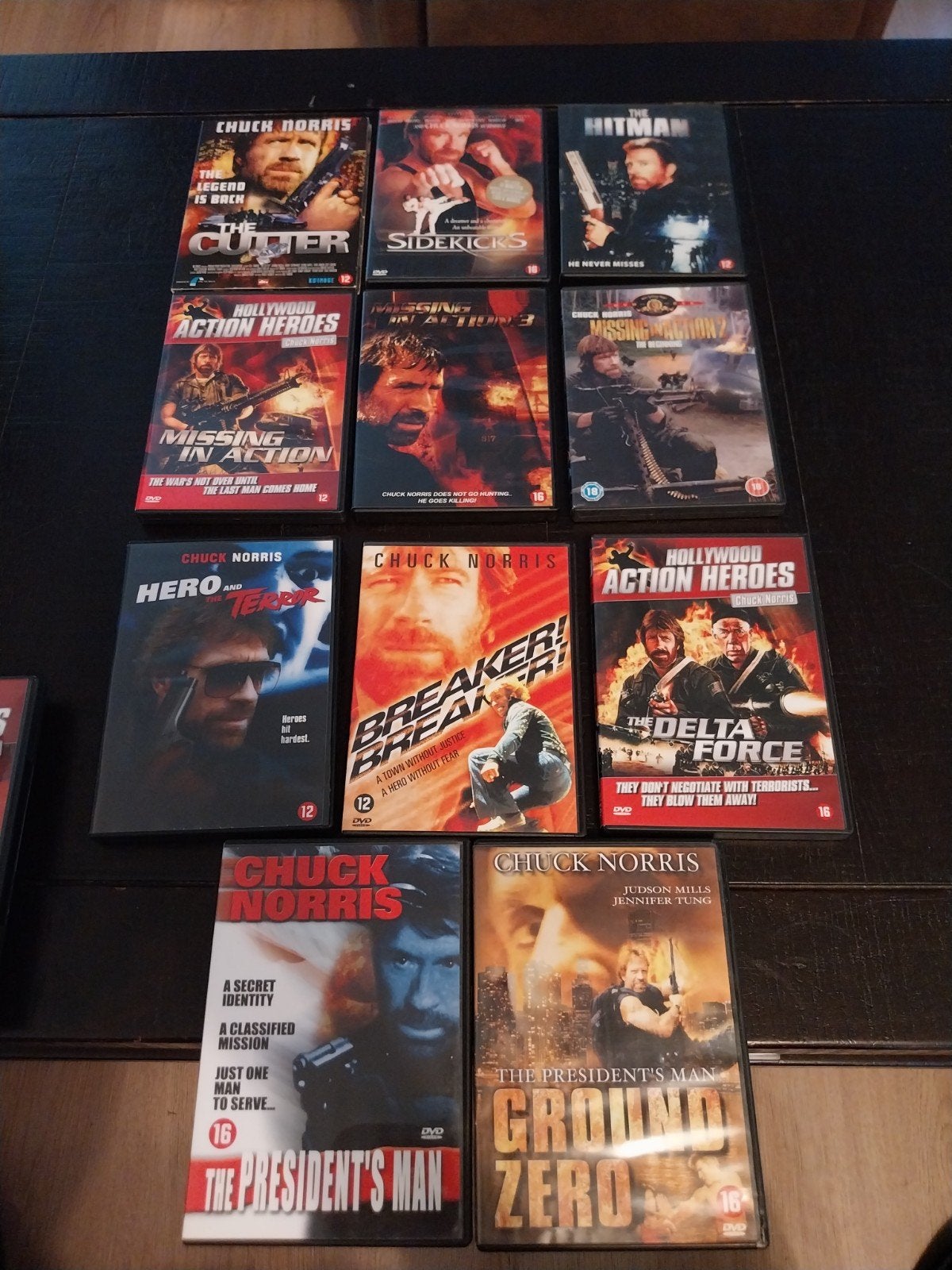 Grote collectie Chuck Norris films op DVD, Vanaf 16 jaar, Nederlands, Actie, Ophalen of Verzenden