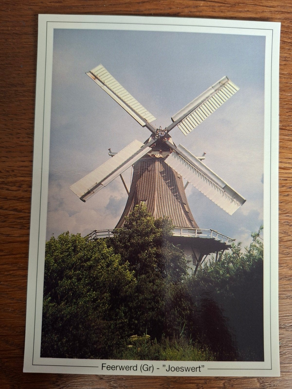 Ansichtkaart Korenmolen "Joeswert" Feerwerd (Gr), Verzenden