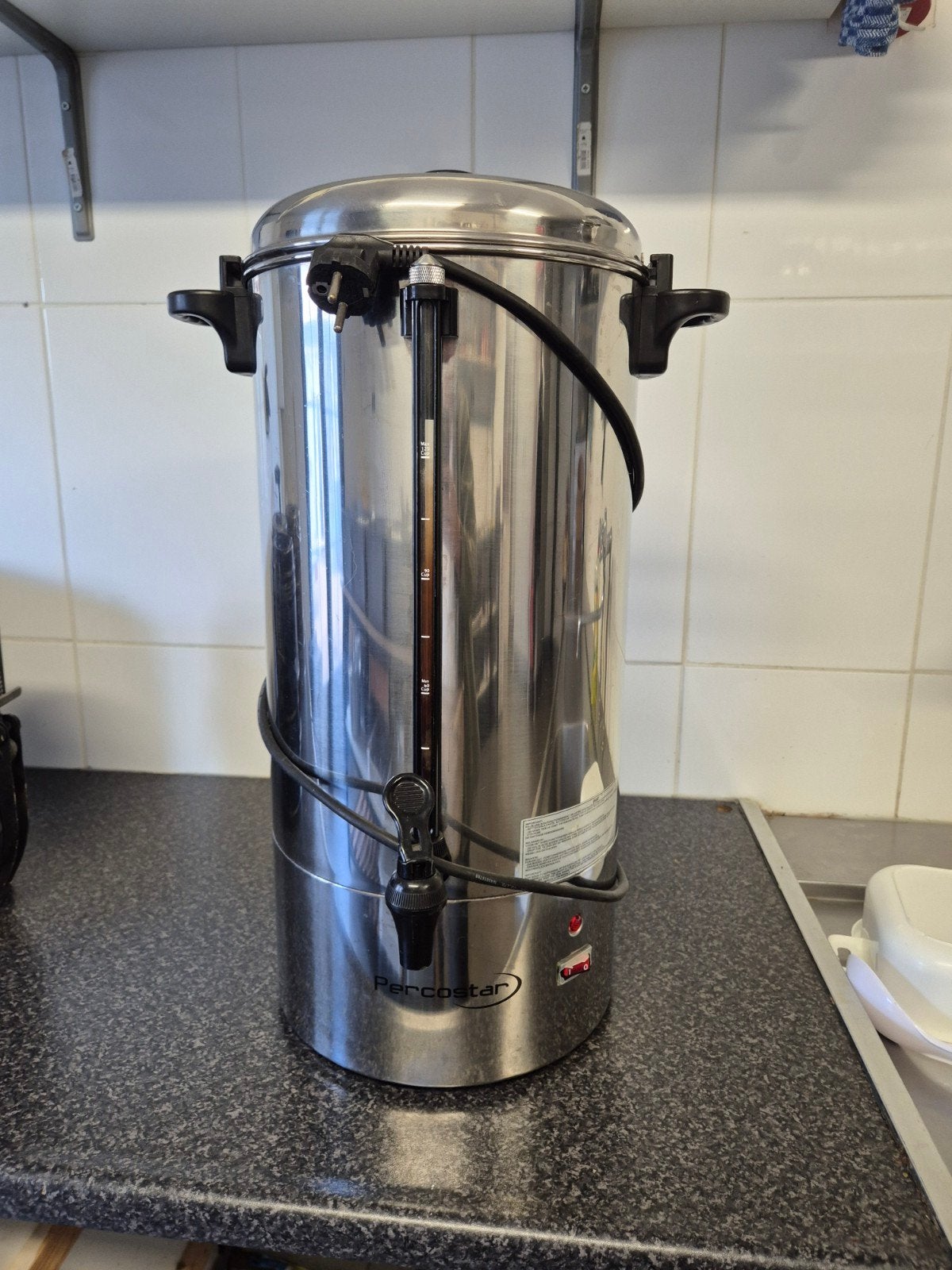 Koffieketel / Percolator - Tot 120 kopjes, Ophalen, Overige modellen, 10 kopjes of meer, Gemalen koffie