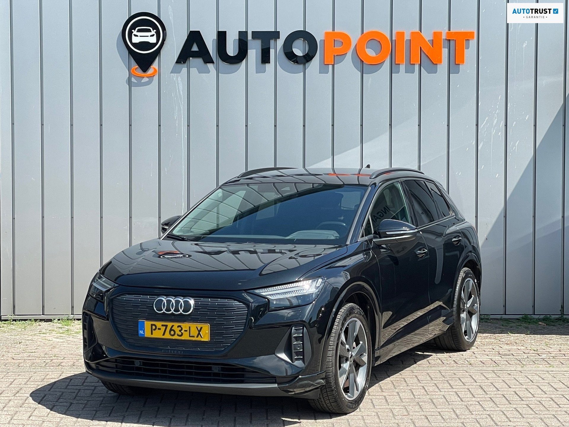 Audi Q4 e-tron 40 Launch edition Advanced 77 kWh 1EIG NAP WA, Automaat, Gebruikt, 520 km, Zwart