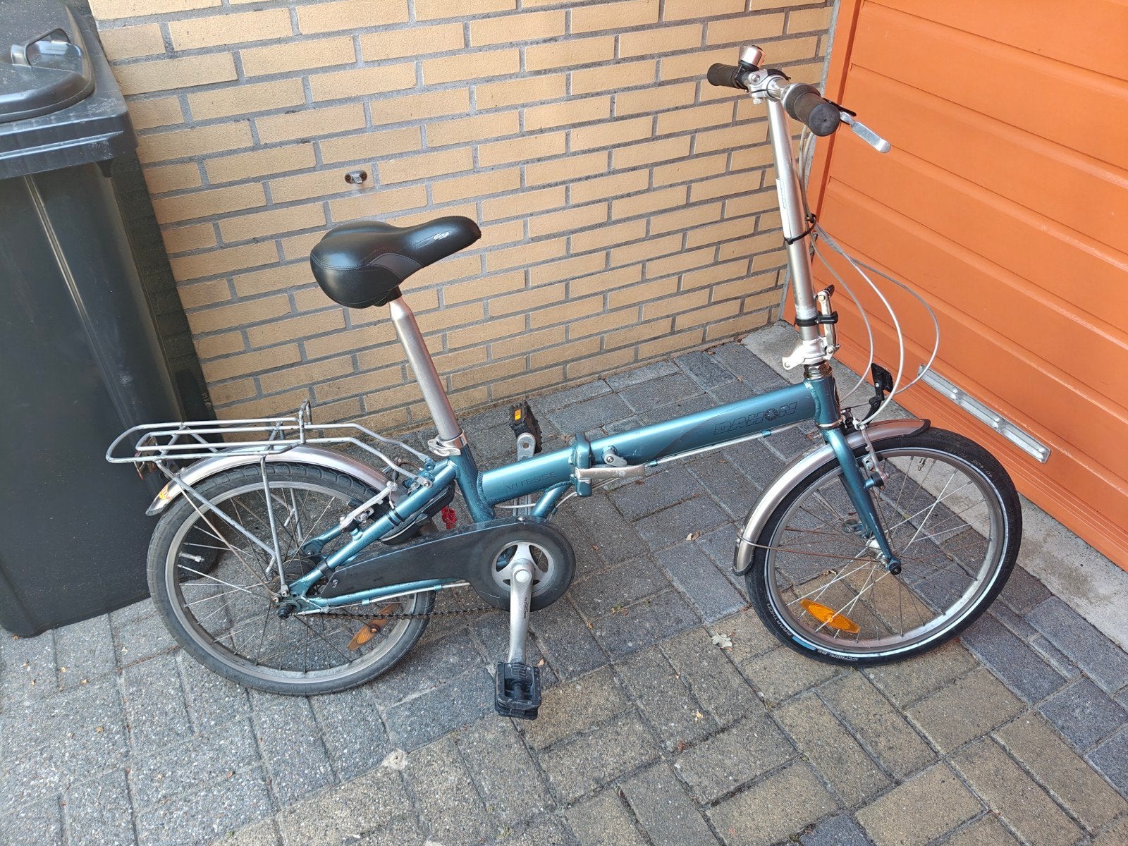 Vouwfiets Dahon Vitesse 20 inch, Ophalen, 20 inch of meer, Gebruikt, Velgrem