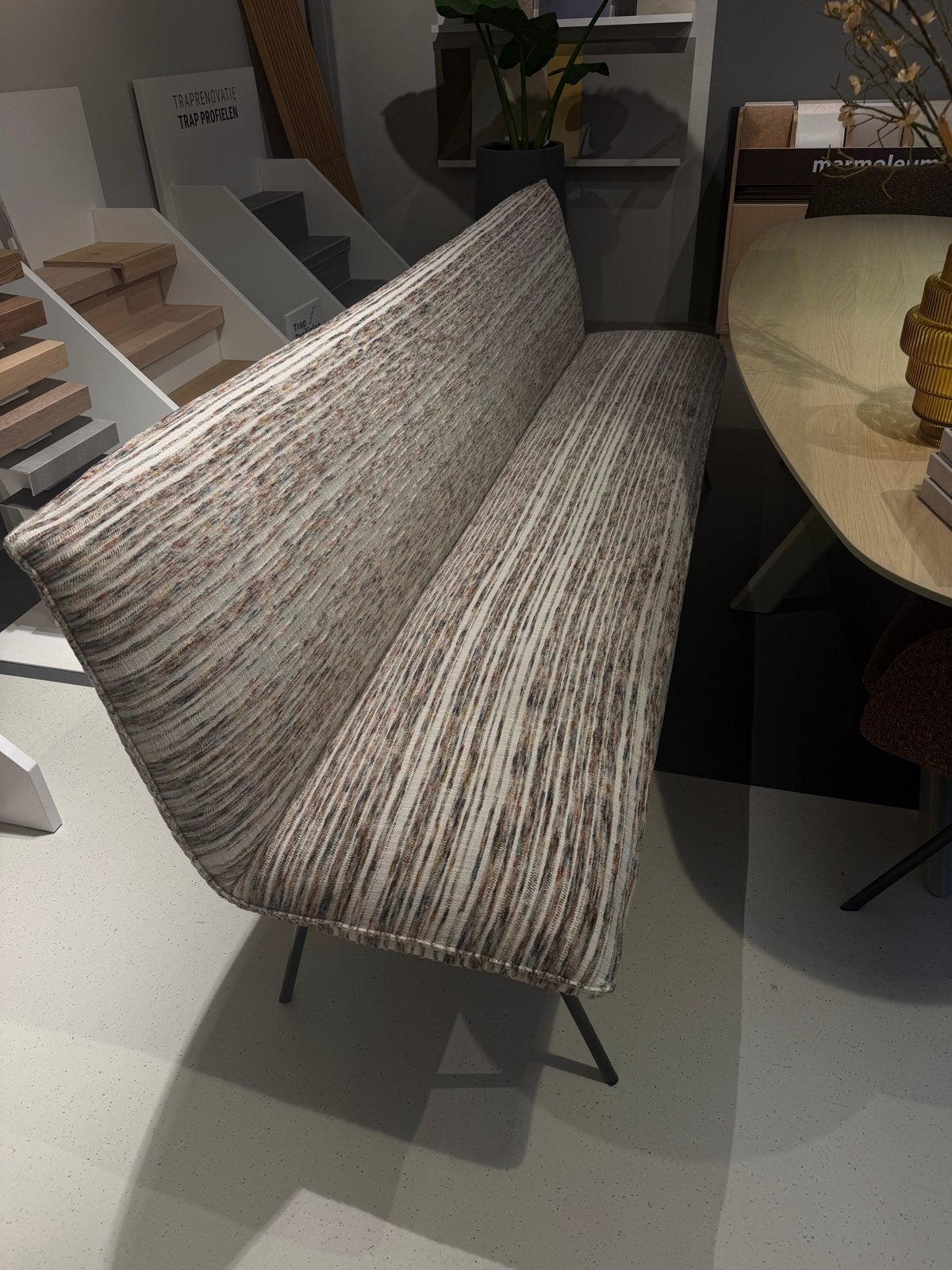 Eetkamerbank Pepe HE design - 240 cm - Be Stylish 101, 75 tot 100 cm, Ophalen of Verzenden, Zo goed als nieuw, Rechte bank
