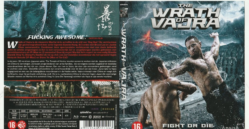 The wrath of vajra blu ray ( ned. Ondert.), Ophalen of Verzenden, Zo goed als nieuw, Actie