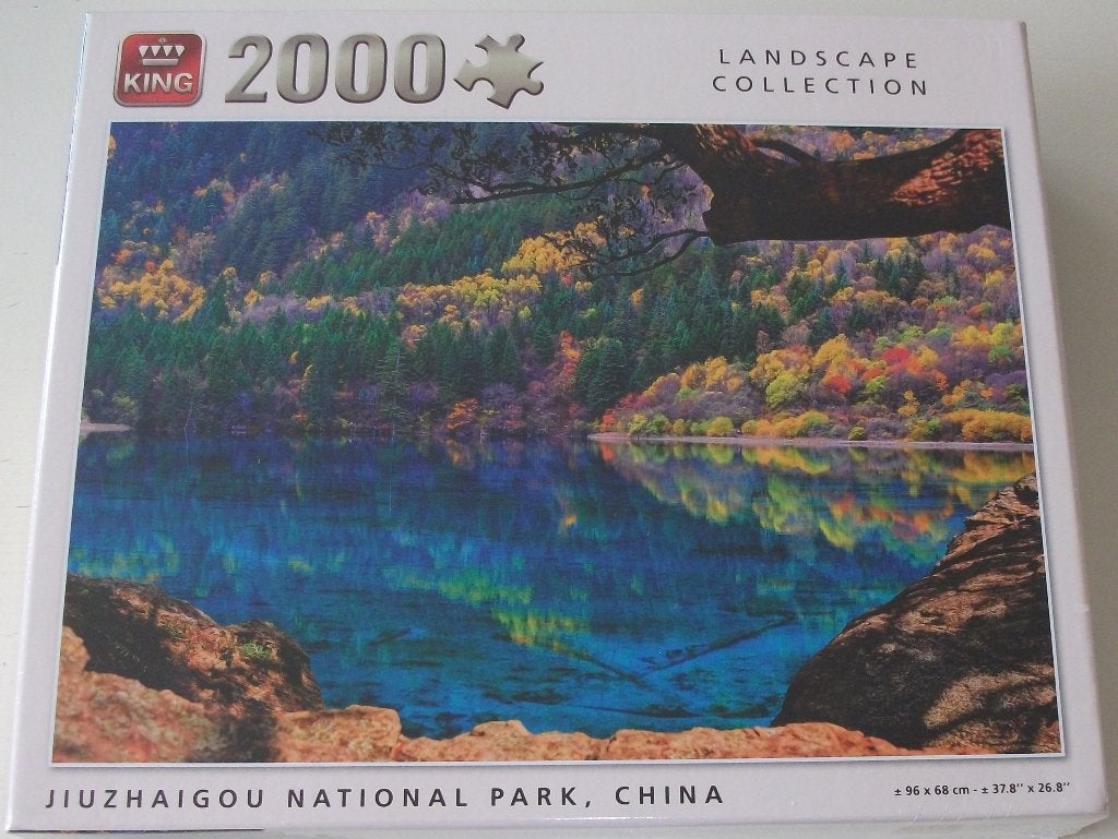 Puzzel *** JIUZHAIGOU NATIONAL PARK *** 2000 stukjes *NIEUW*, Ophalen of Verzenden, Meer dan 1500 stukjes, Nieuw, Legpuzzel