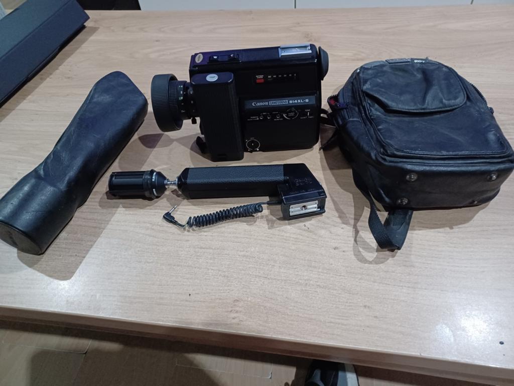 Vintage Canon 814XL-S Super 8 Camera met Accessoires, Audio, Tv en Foto, Videocamera's Analoog, Ophalen of Verzenden, 8mm, Camera