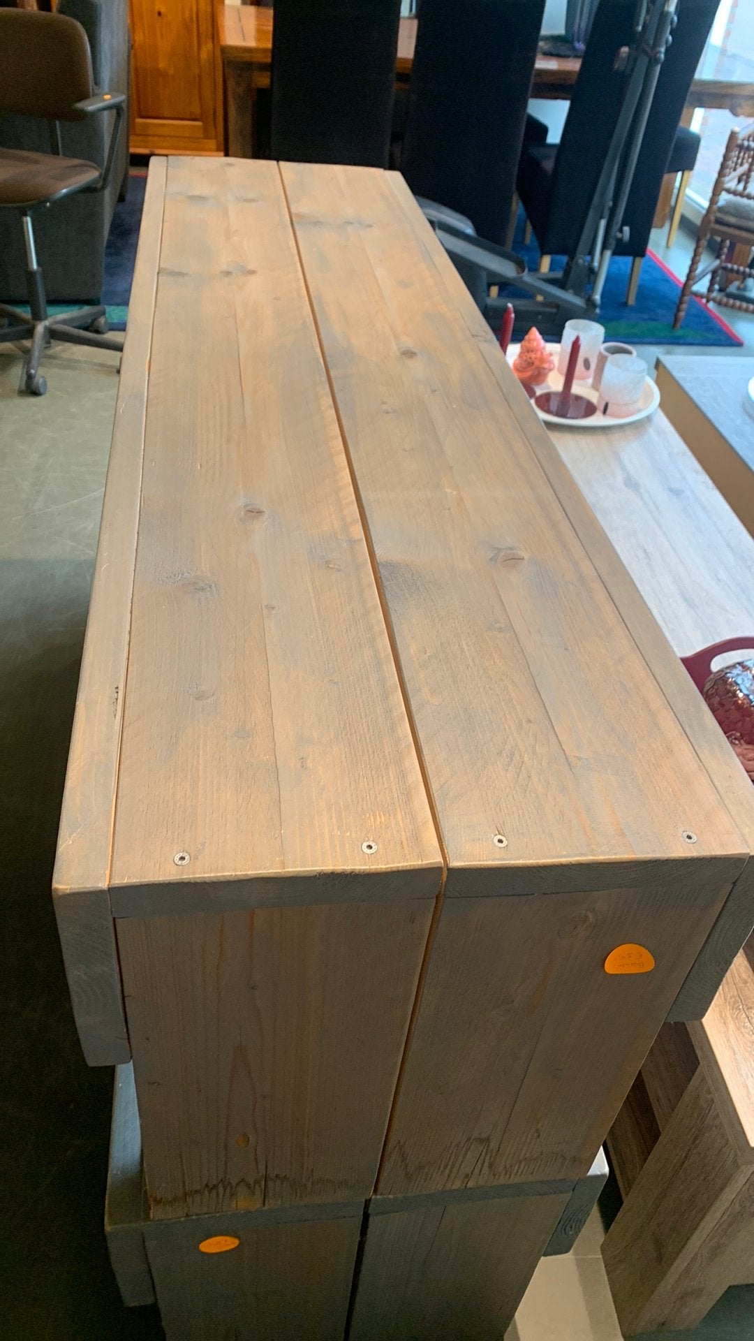 Twee (zit) banken of )side)  tafels, Ophalen, Minder dan 50 cm, 125 cm of meer, Zo goed als nieuw