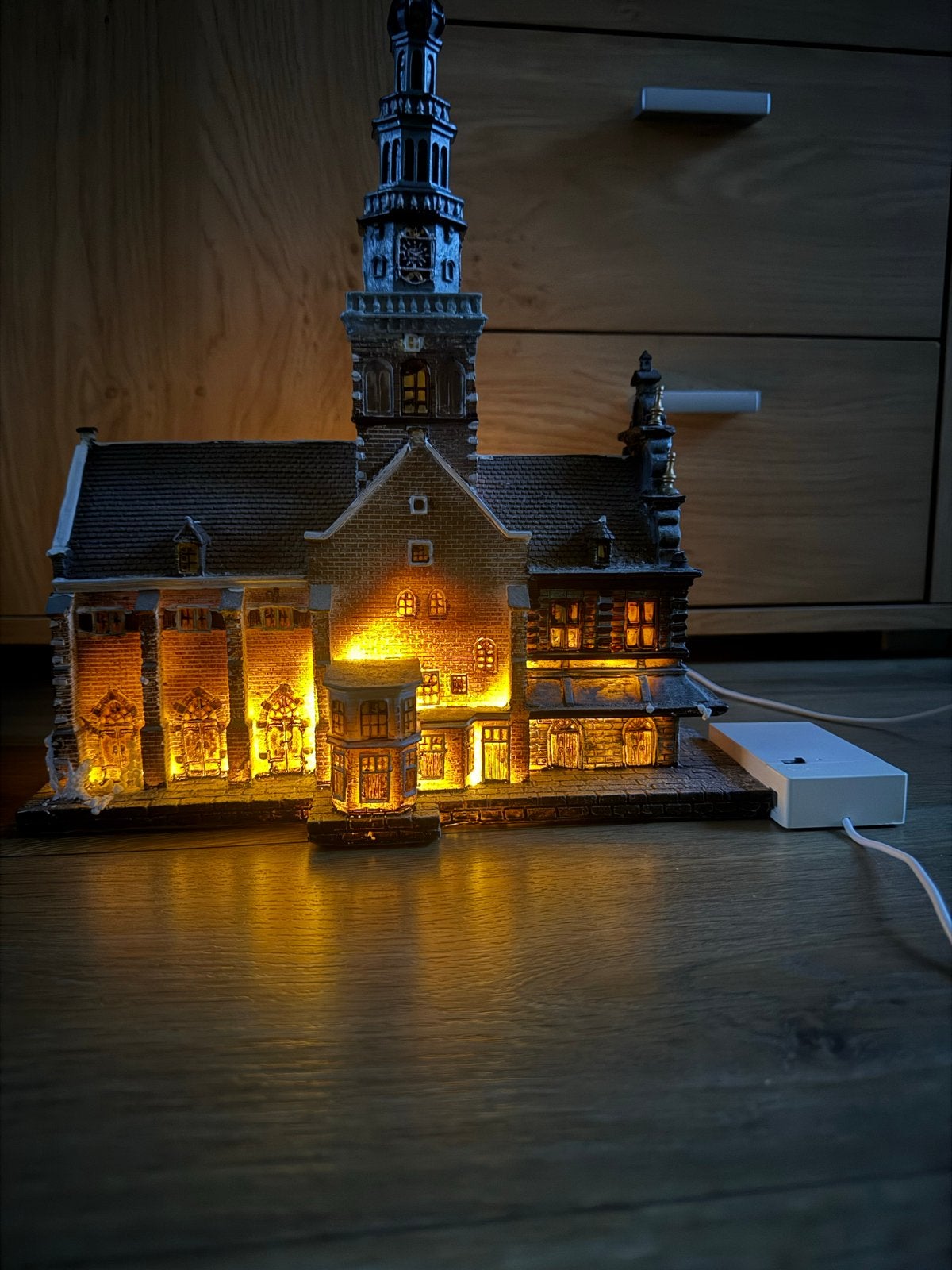 Kersthuisje Stadhuis, Ophalen