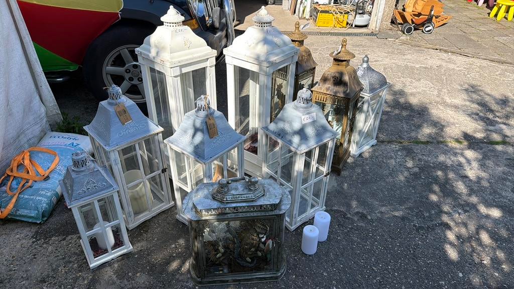 Diverse decoratieve lantaarns voor binnen en buiten, Ophalen