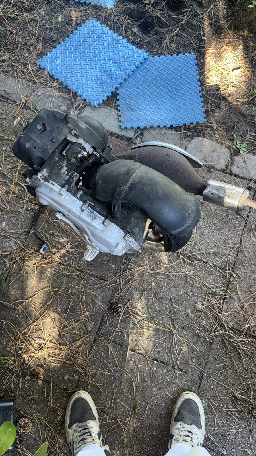 2x Piaggio 70cc 2t blokjes, Ophalen of Verzenden, Gebruikt, Blok, Piaggio
