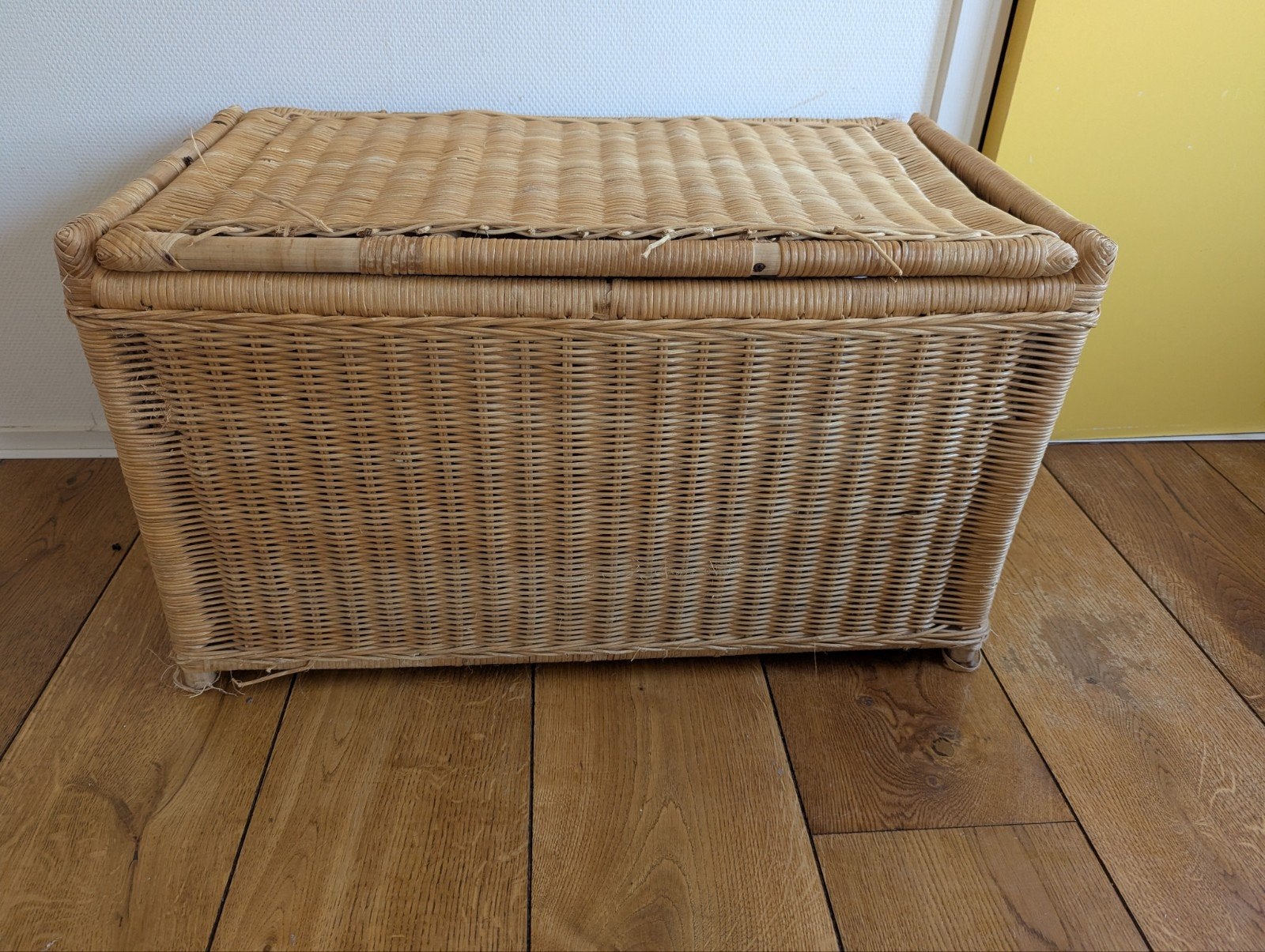 Rieten kist voor speelgoed of dekens, Ophalen, 50 tot 100 cm, Minder dan 50 cm