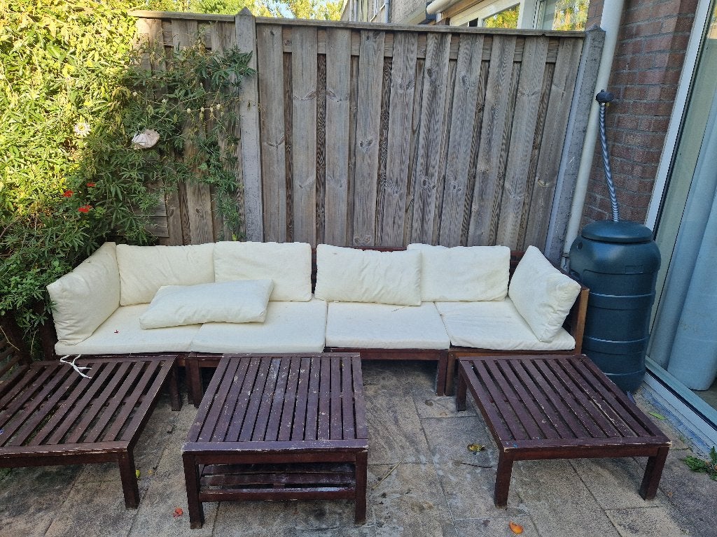 Tuinset gratis op te halen, Tuin en Terras, Ophalen, 4 zitplaatsen, Gebruikt, Loungeset