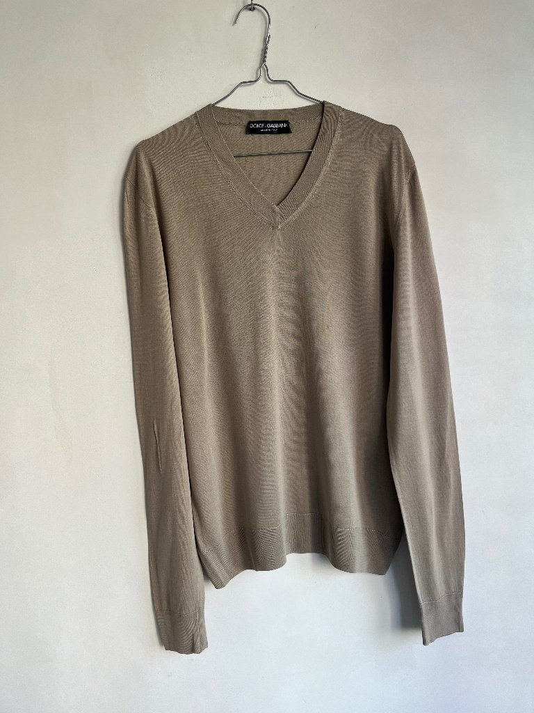dolce and gabbana trui beige maat 48, Kleding | Heren, Truien en Vesten, Dolce & Gabbana, Beige, Zo goed als nieuw, Verzenden