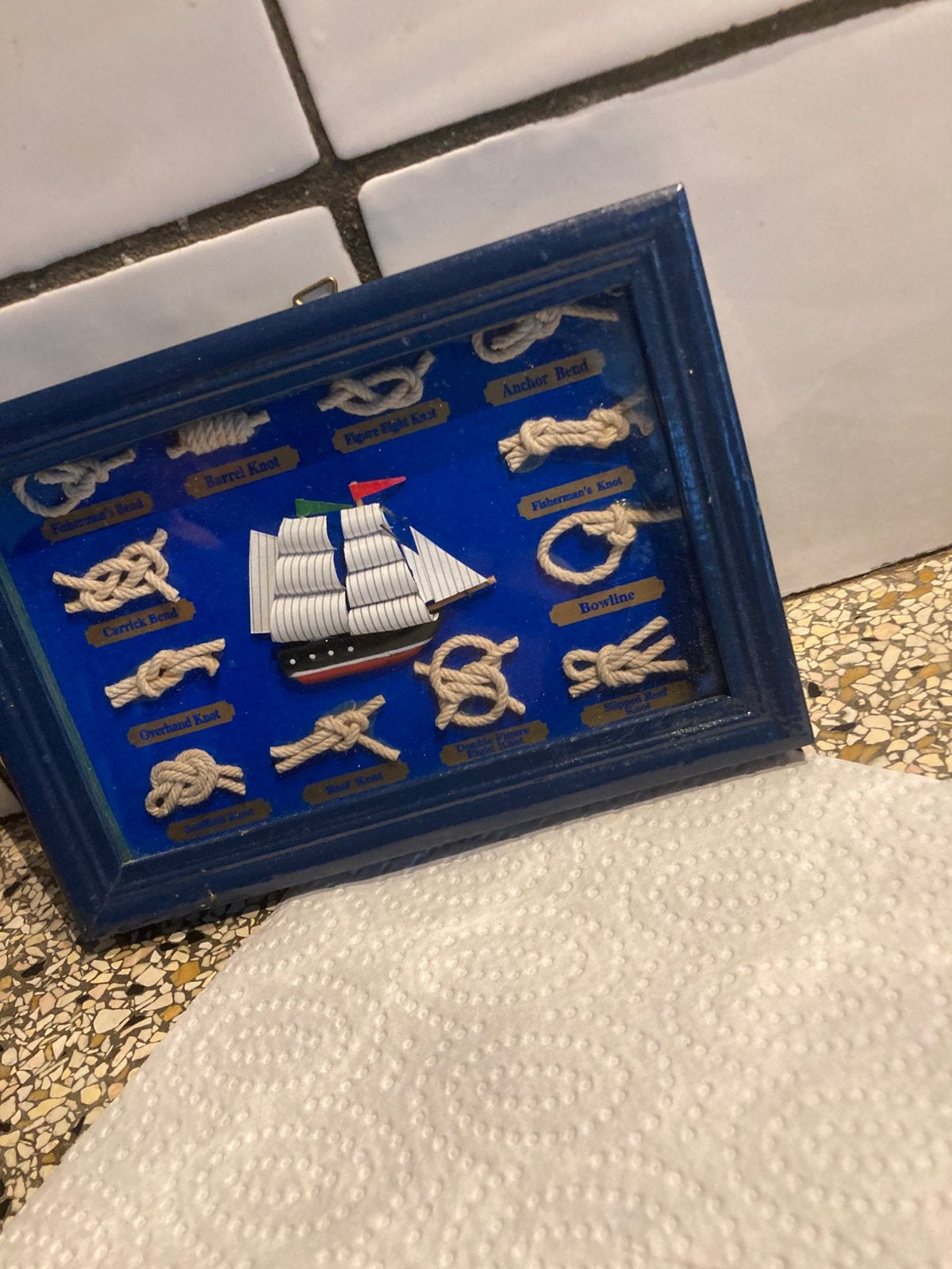 Schilderij knopen, Ophalen of Verzenden, Zo goed als nieuw