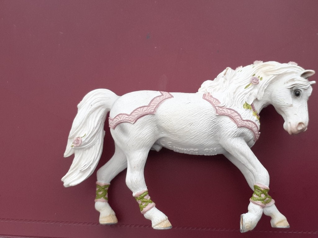 Schleich feeën paard uit set 70400, Ophalen of Verzenden, Gebruikt, Paard, Beeldje of Figuurtje