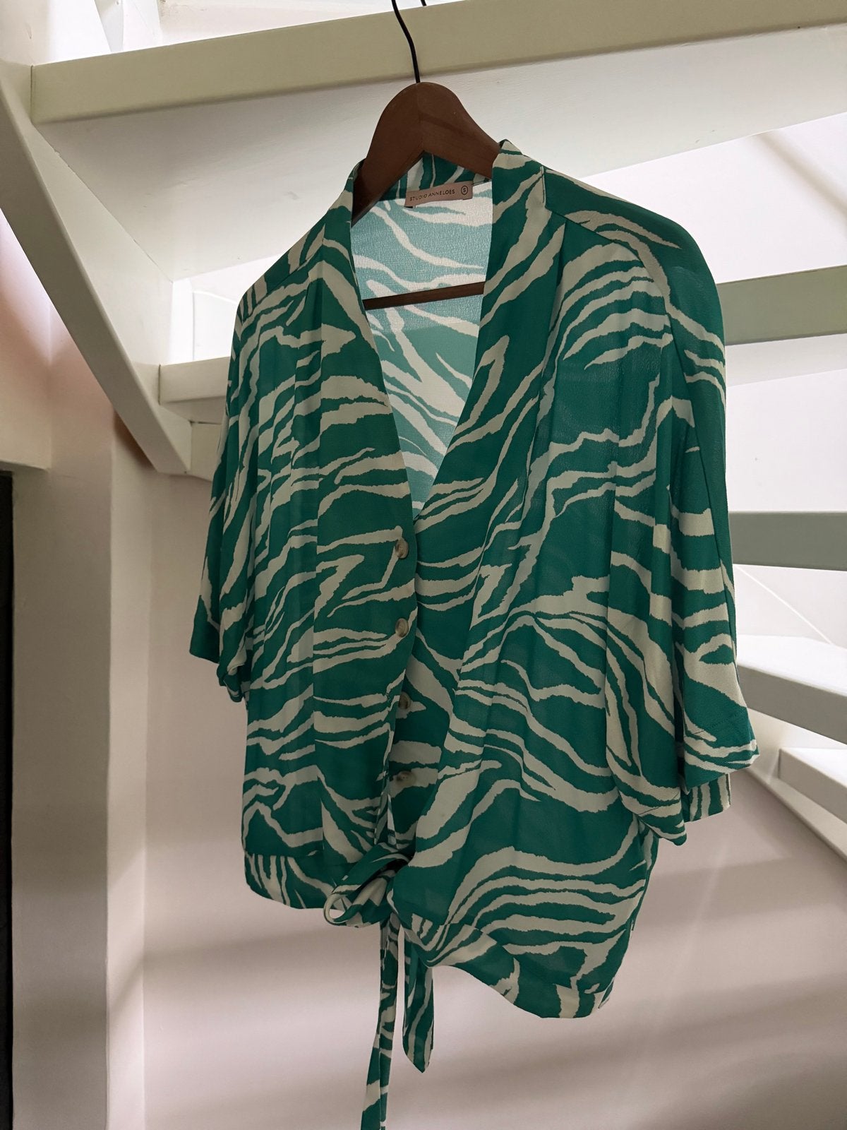 Studio Anneloes blouse maat S, Verzenden, Zo goed als nieuw, Maat 36 (S), Groen