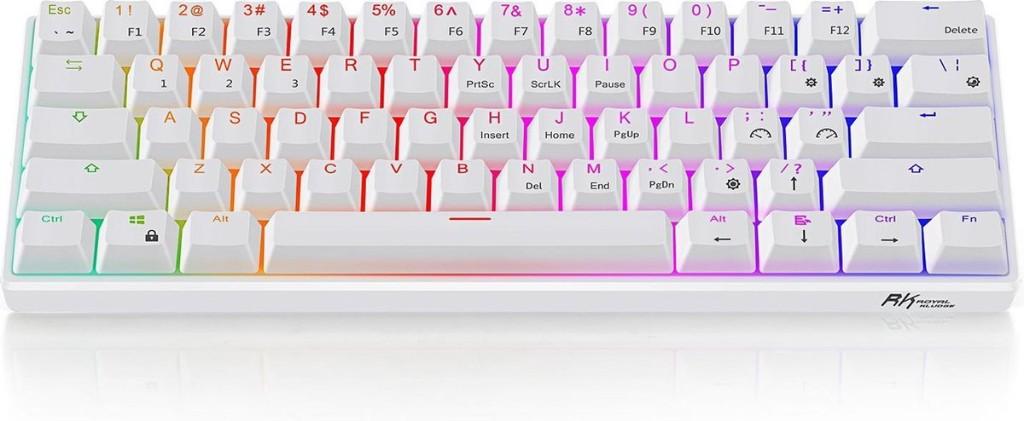 Royal Kludge RK61 - Gaming Keyboard Wit - Mechanisch, Theodoor Colenbranderhof 9, 3059LC Rotterdam, Nederland, Info@currentcomponents.nl