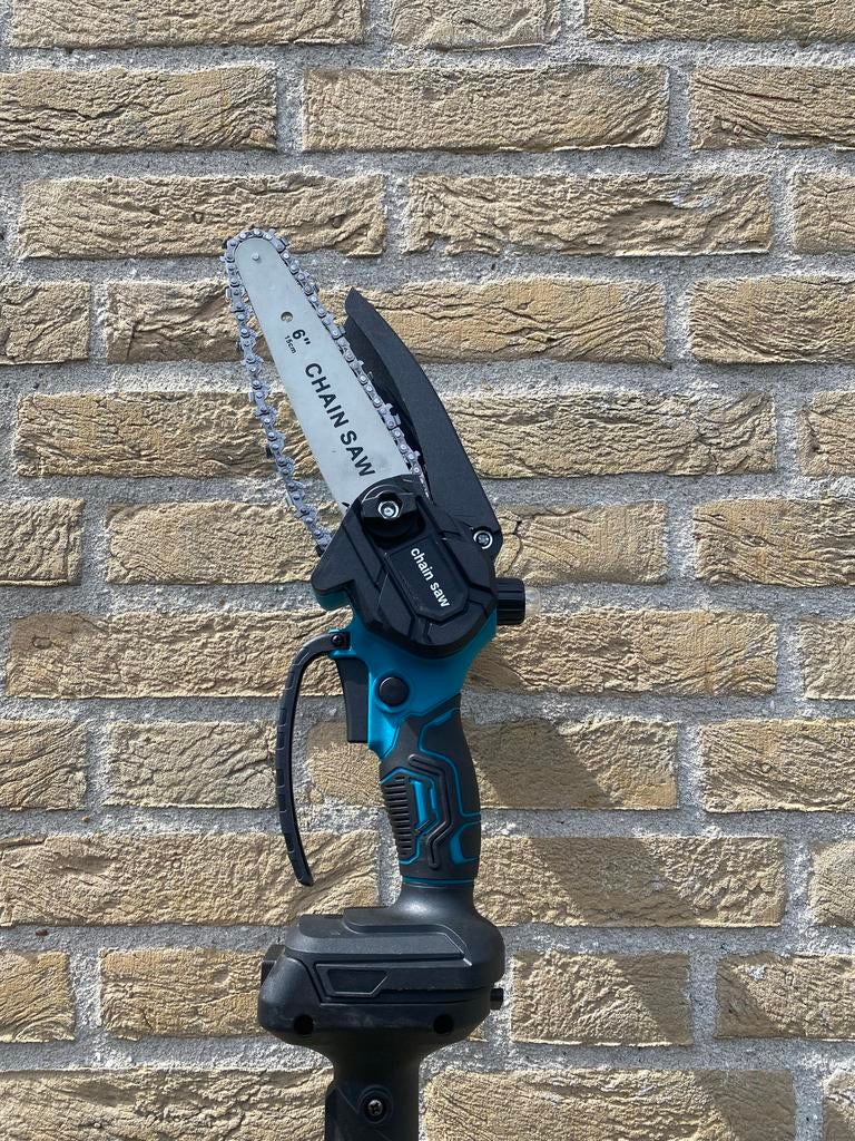 Mini Accu Kettingzaag 6 inch - Draagbaar & Krachtig, Overige merken, ONEVAN, Kettingzaag, Nieuw