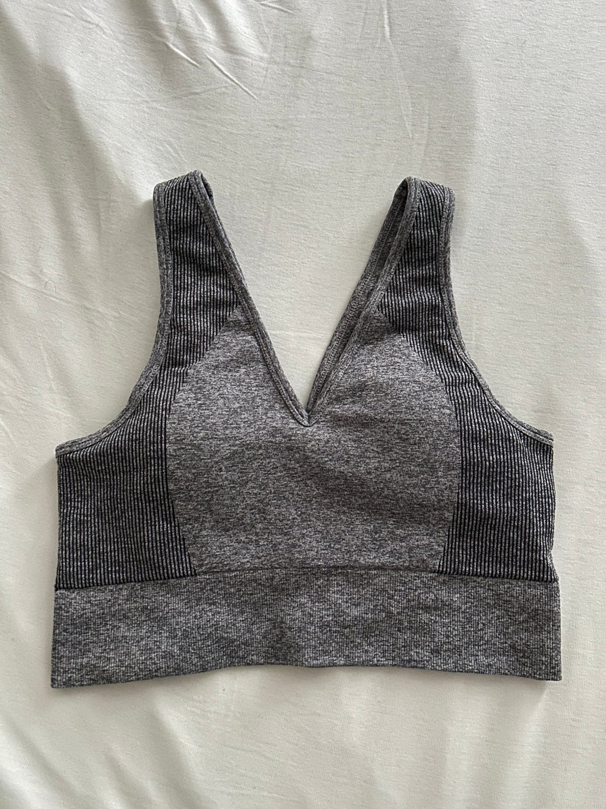 H&M sport-bh maat S, Ophalen of Verzenden, Maat 36 (S), Grijs, Fitness of Aerobics