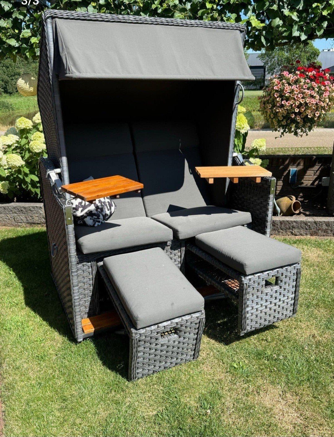 zgoh strandkorf/loungeset 4 seasons, Ophalen