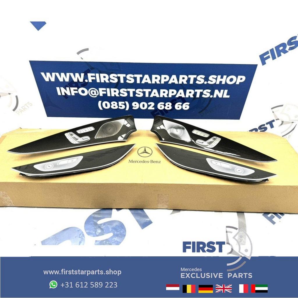 W257 C257 CLS KLASSE CARBON DEUR LIJSTEN SET INTERIEUR LRVA