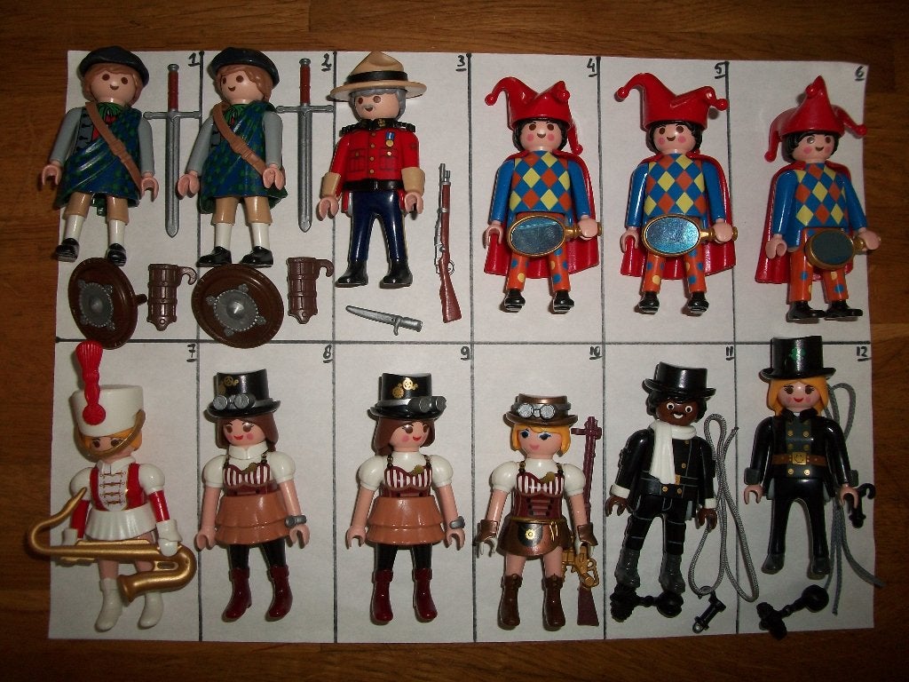 Serie 28 Figures / poppetjes / figuren / mounty / Schot /nar, Ophalen of Verzenden, Nieuw, Complete set, Figuren
