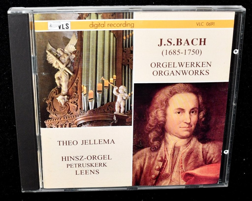 Theo Jellema - Hinsz Orgel Petruskerk Leens - J.S. Bach - Or, Ophalen of Verzenden, Classicisme, Zo goed als nieuw, Overige typen