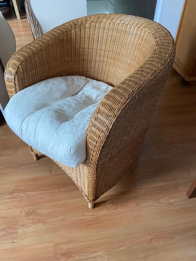 Rieten Stoelen, Huis en Inrichting, Ophalen, Gebruikt, Twee, Overige kleuren