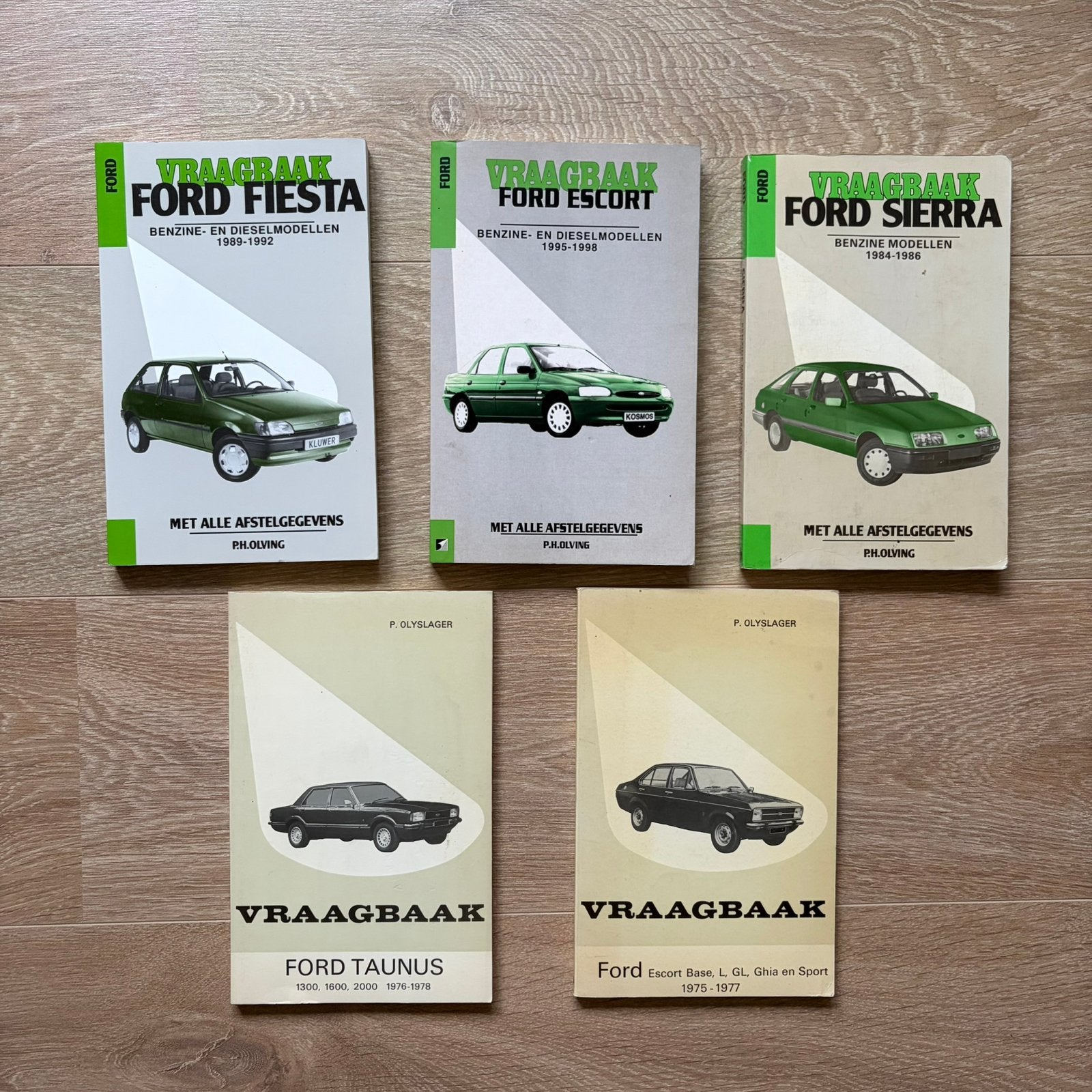 Vraagbaak Ford - diverse modellen Olyslager Olving, Ophalen of Verzenden