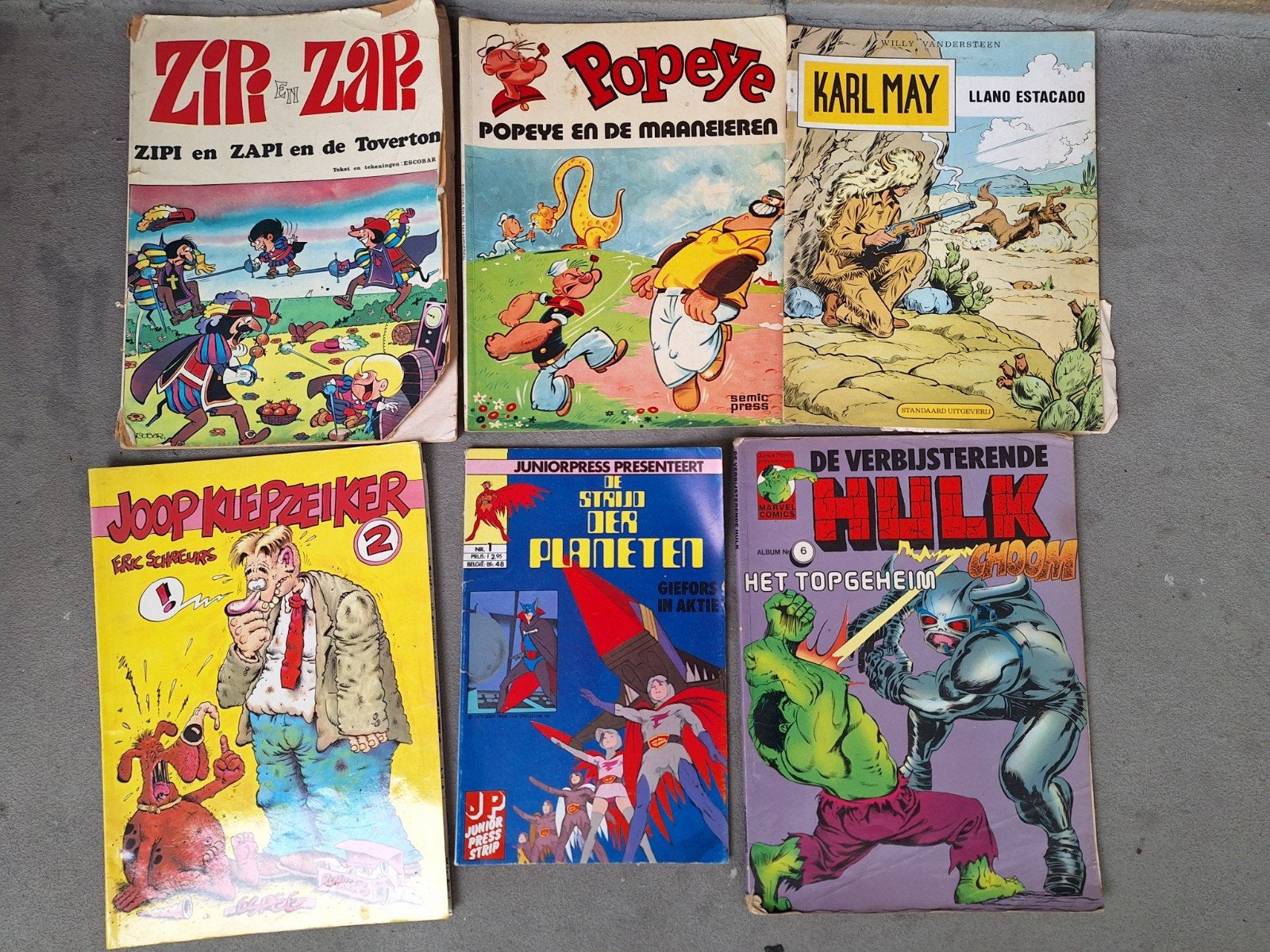Verschillende stripboeken, Meerdere stripboeken, Ophalen of Verzenden, Gelezen
