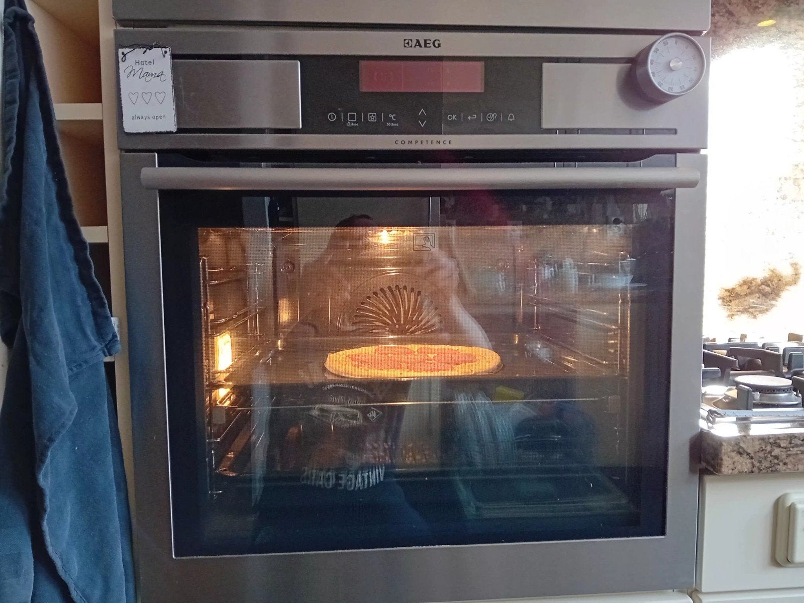 Inbouw oven AEG 60x60, Witgoed en Apparatuur, Ophalen, Gebruikt, Heteluchtoven, Inbouw