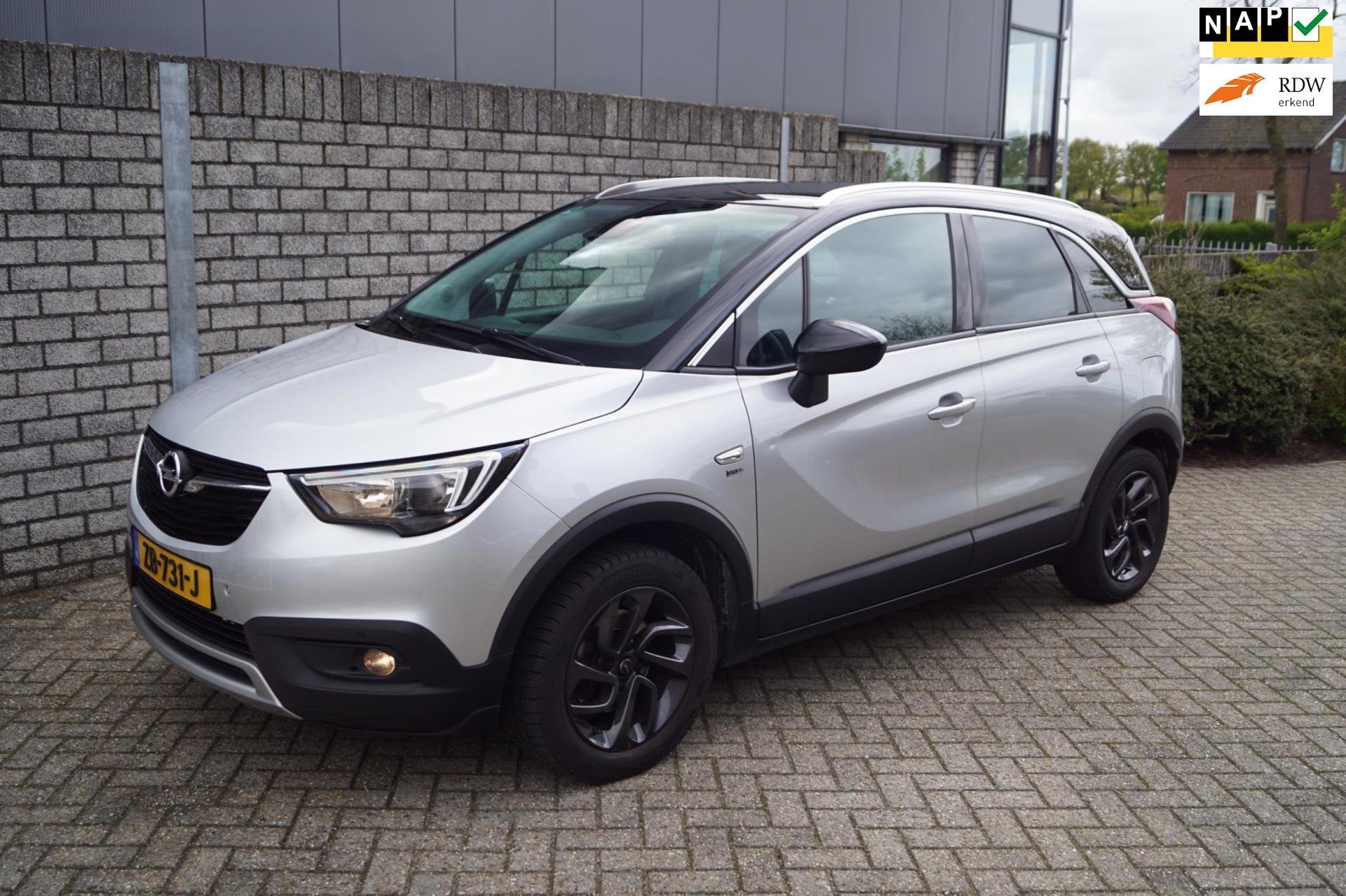 Opel Crossland X 1.2 Turbo 120 Jaar Edition Autom Navi Camer, Auto's, Gebruikt, Origineel Nederlands, Bedrijf, 600 kg