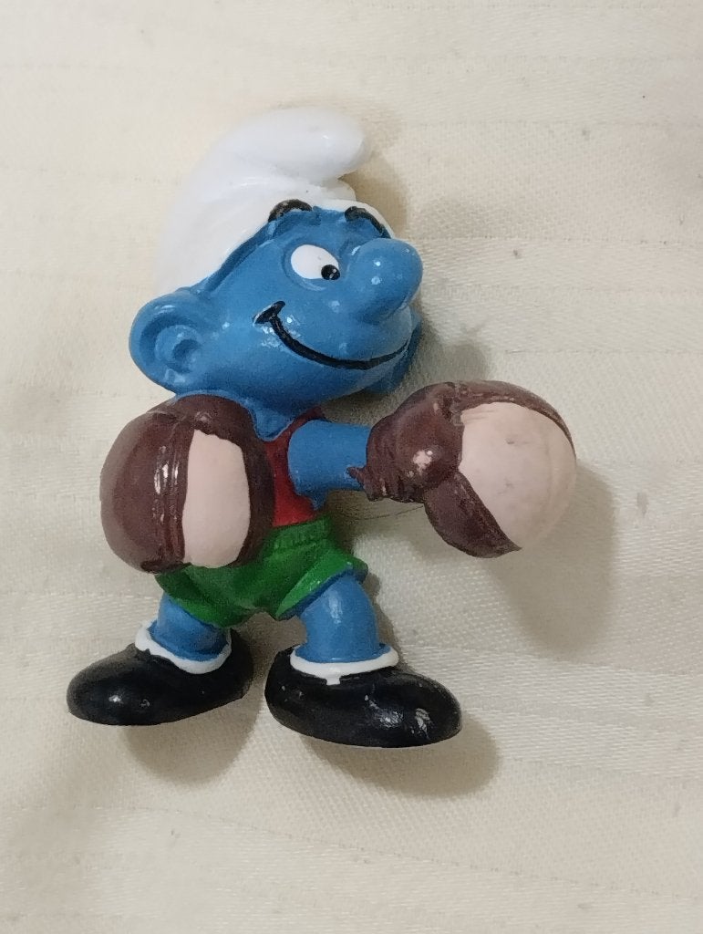 bokser smurf, Ophalen of Verzenden, Zo goed als nieuw, Verschillende Smurfen, Poppetje, Figuurtje of Knuffel