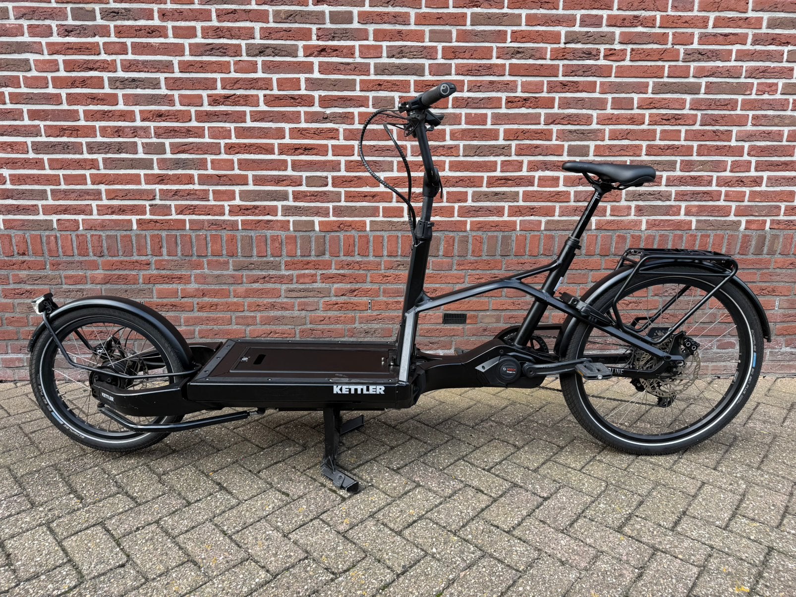Kettler Cargoline HT 600 – Krachtige elektrische bakfiets, Elektrisch, Zo goed als nieuw, 2 kinderen, Schijfrem