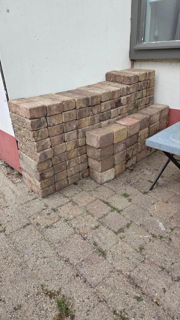 Klinkers gratis, Tuin en Terras, Tegels en Klinkers, Gebruikt, Klinkers, Beton, Minder dan 5 m², Ophalen