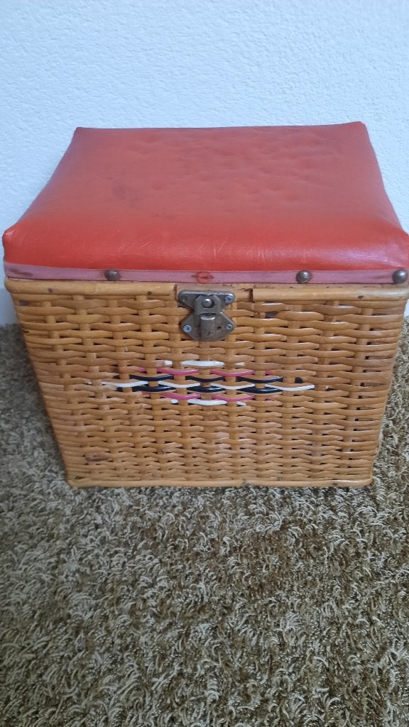 Oude vis koffer Vintage, Ophalen of Verzenden