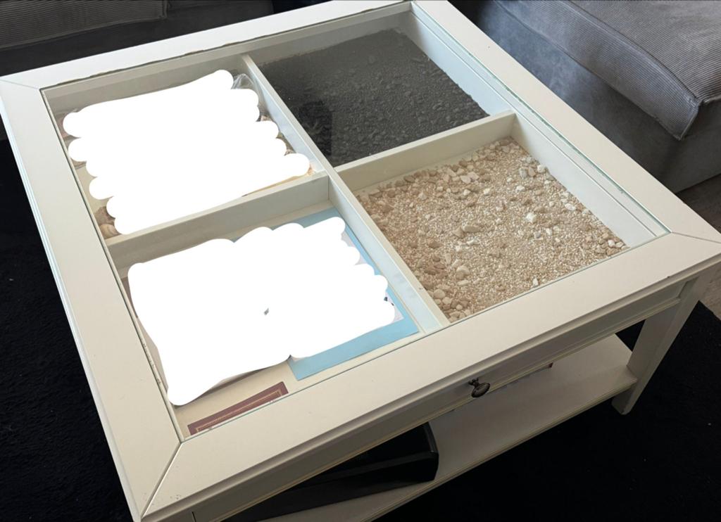 IKEA Salontafel en TV meubel set, Ophalen, Gebruikt, Vierkant, 50 tot 100 cm