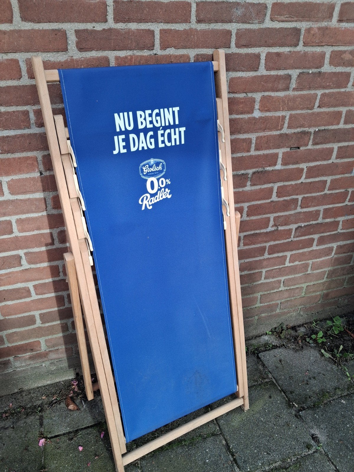 Grolsch Radler Strandstoel - Opvouwbaar en Comfortabel, Ophalen, Gebruikt, Eenpersoons, Inklapbaar