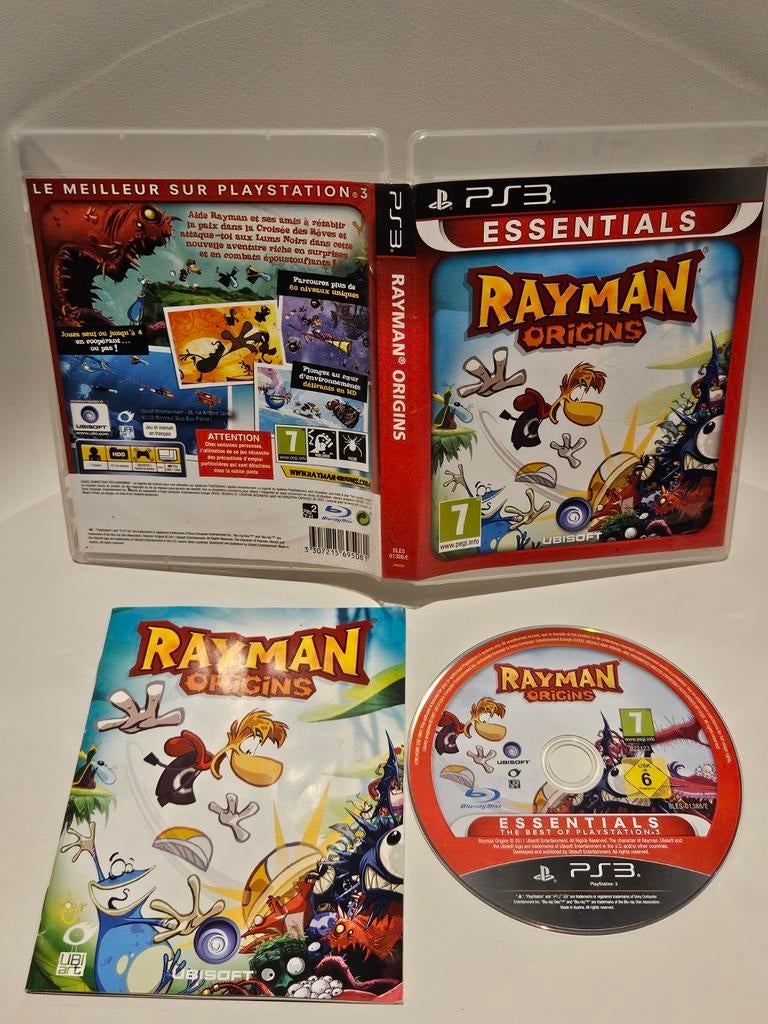 Rayman Origins PS3, Spelcomputers en Games, Avontuur en Actie, Ophalen of Verzenden, Zo goed als nieuw, 3 spelers of meer