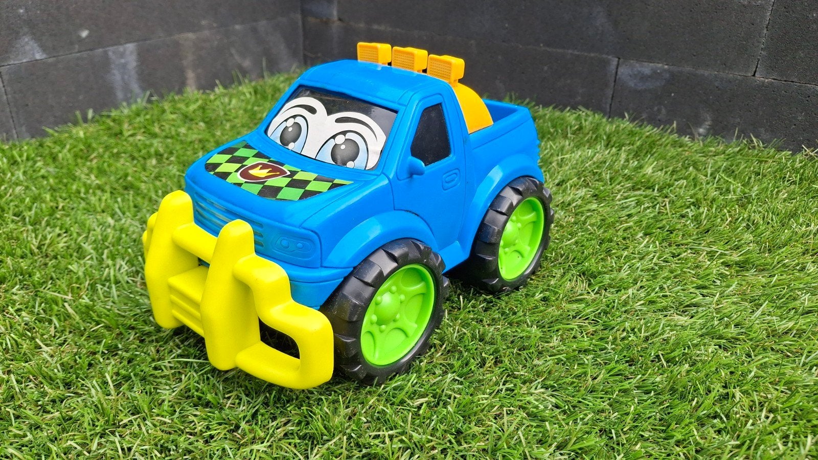 Leuke blauwe speelgoedtruck voor kinderen, Ophalen, Gebruikt