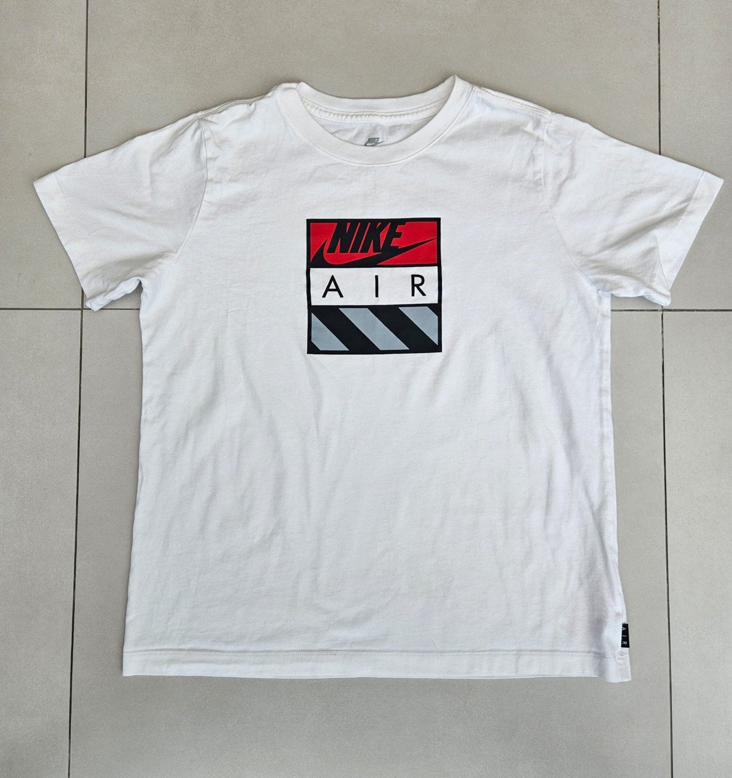 Nike Air T-Shirt Wit Maat XL, Verzenden, Wit, Nike Air, Maat 56/58 (XL)