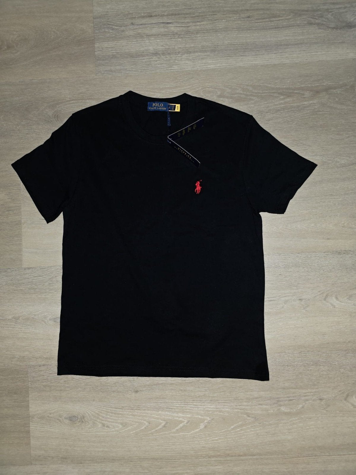 Polo Ralph Lauren T-shirt Zwart met Rood Logo Maat M, Maat 48/50 (M), Zwart, Nieuw, Ophalen of Verzenden