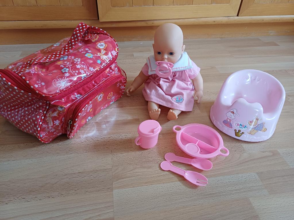 Babyborn van Zapf poppen set, Verzenden, Zo goed als nieuw, Babypop