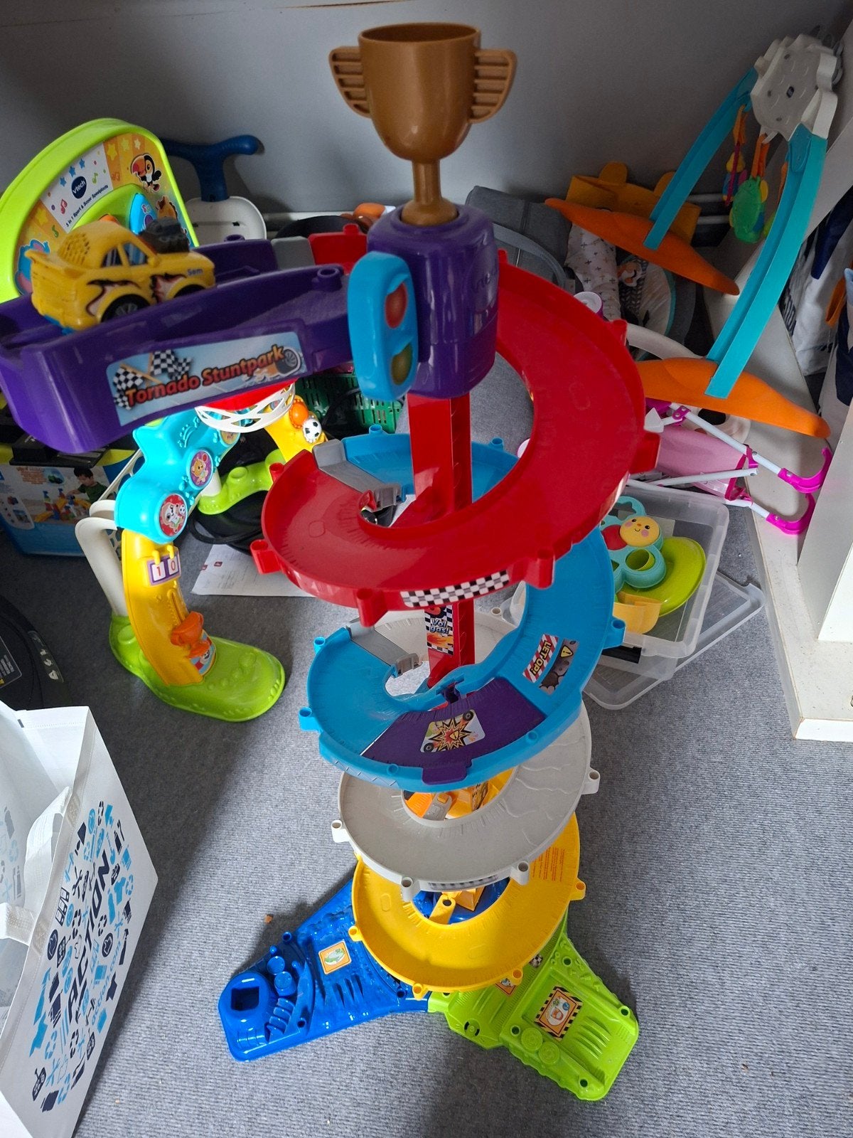 VTech Tornado Stuntpark - Interactieve Racebaan, Ophalen