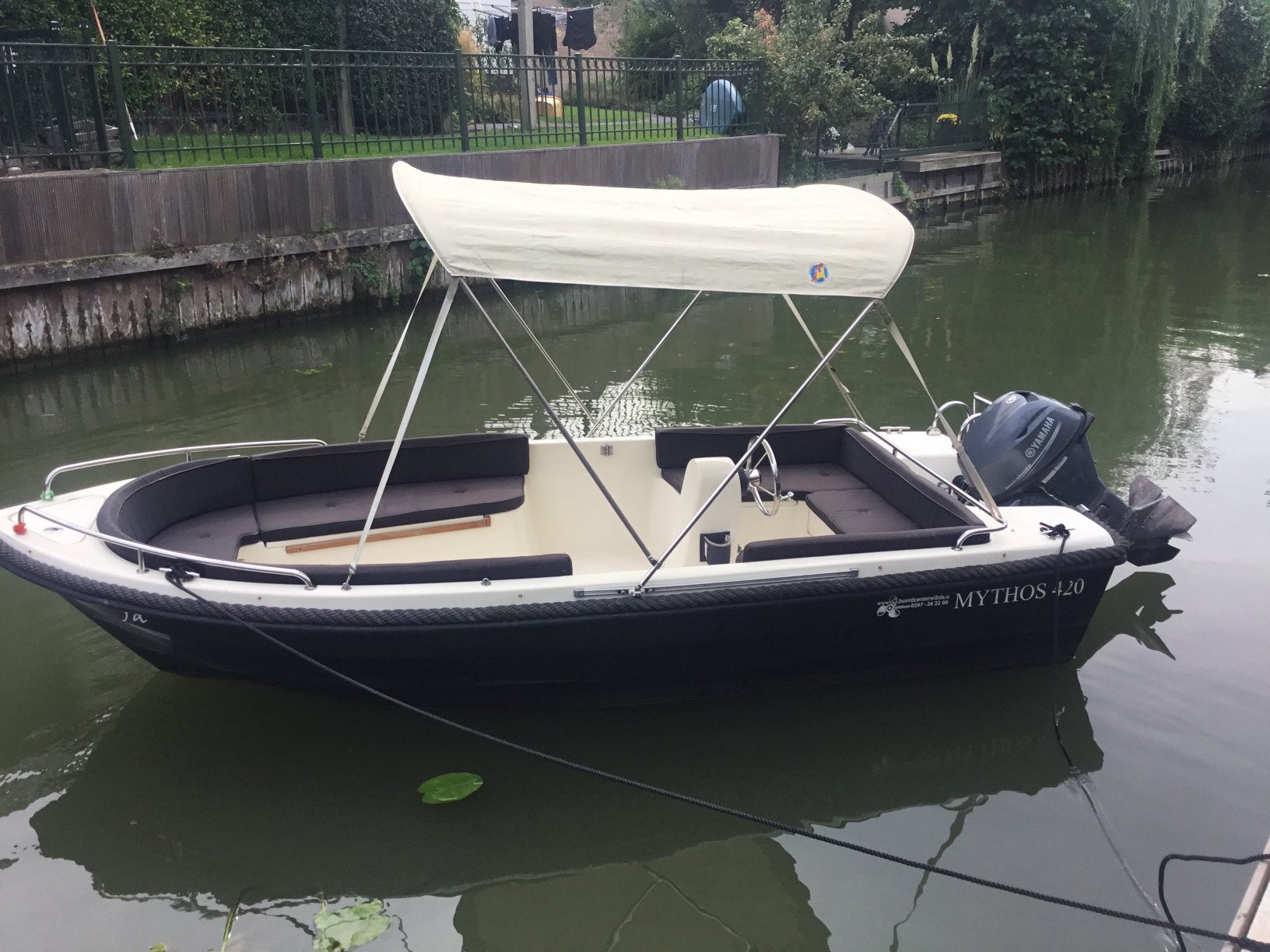 Toerboot/ sloep. Mythos 4.20 met 15pk motor, Watersport en Boten, Consoleboot, Gebruikt, Rondzit, 15 pk