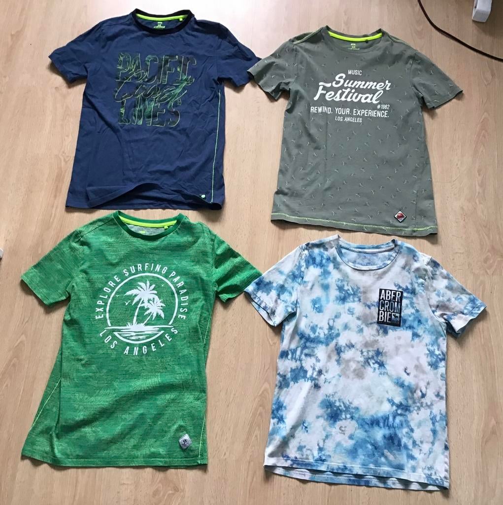 4 t-shirts korte mouw maat 158-164, Kinderen en Baby's, Kinderkleding | Maat 158, Ophalen of Verzenden, Zo goed als nieuw, Shirt of Longsleeve