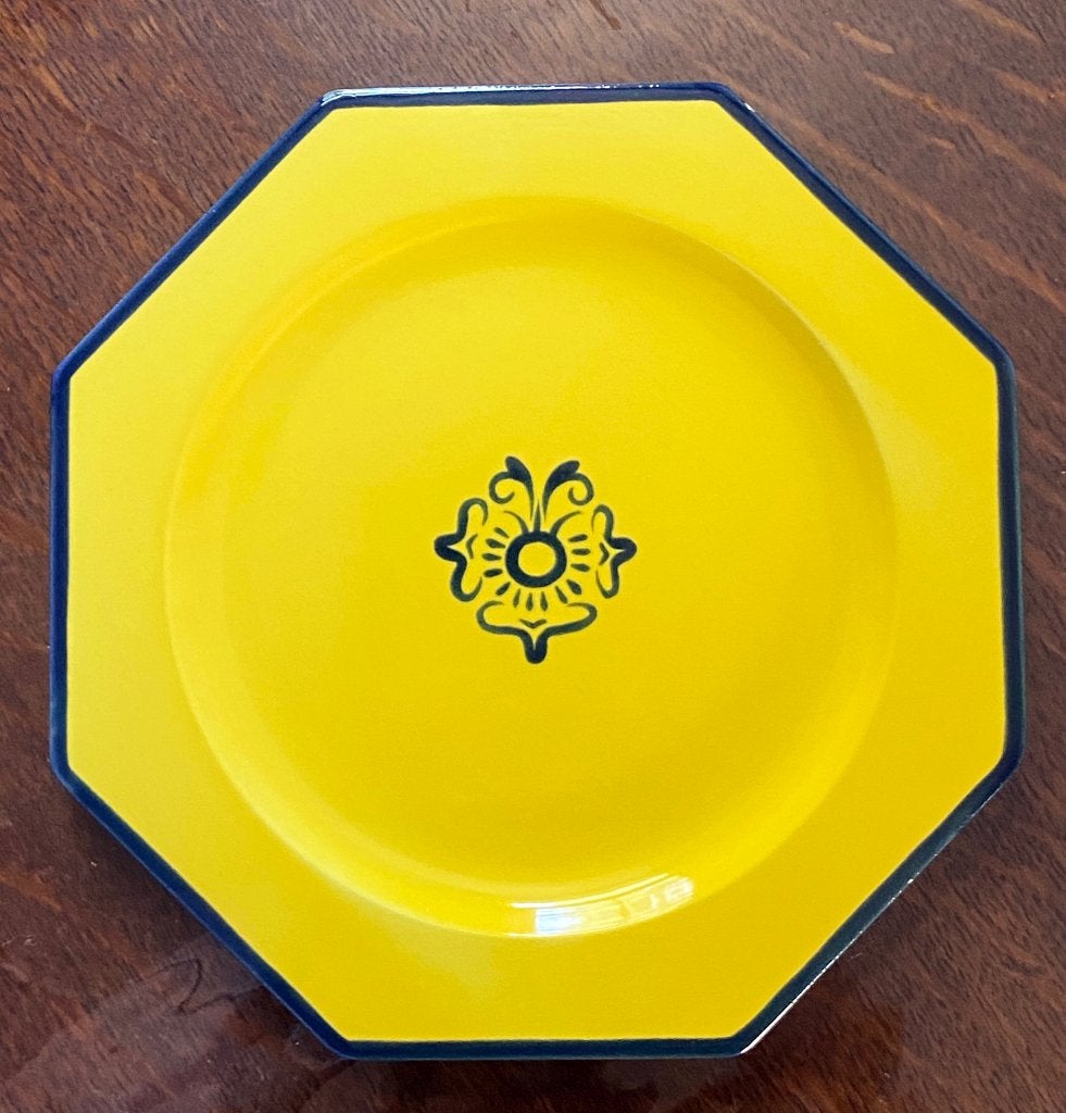 Le Poët-Laval, Franse landelijke lunchbordje/saladebordje, Antiek en Kunst, Ophalen of Verzenden