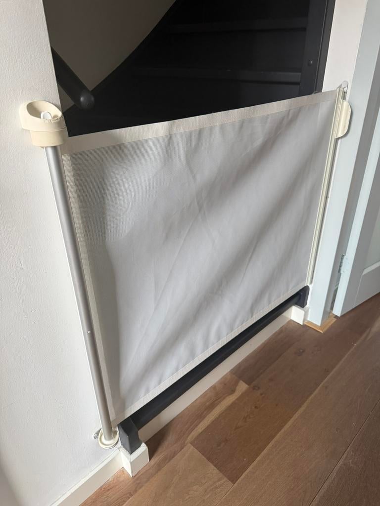 3 Lascal Kiddy Guard Assure oprolbaar traphekjes (100cm), Kinderen en Baby's, Ophalen, Overige materialen, Gebruikt, Oprolhekje