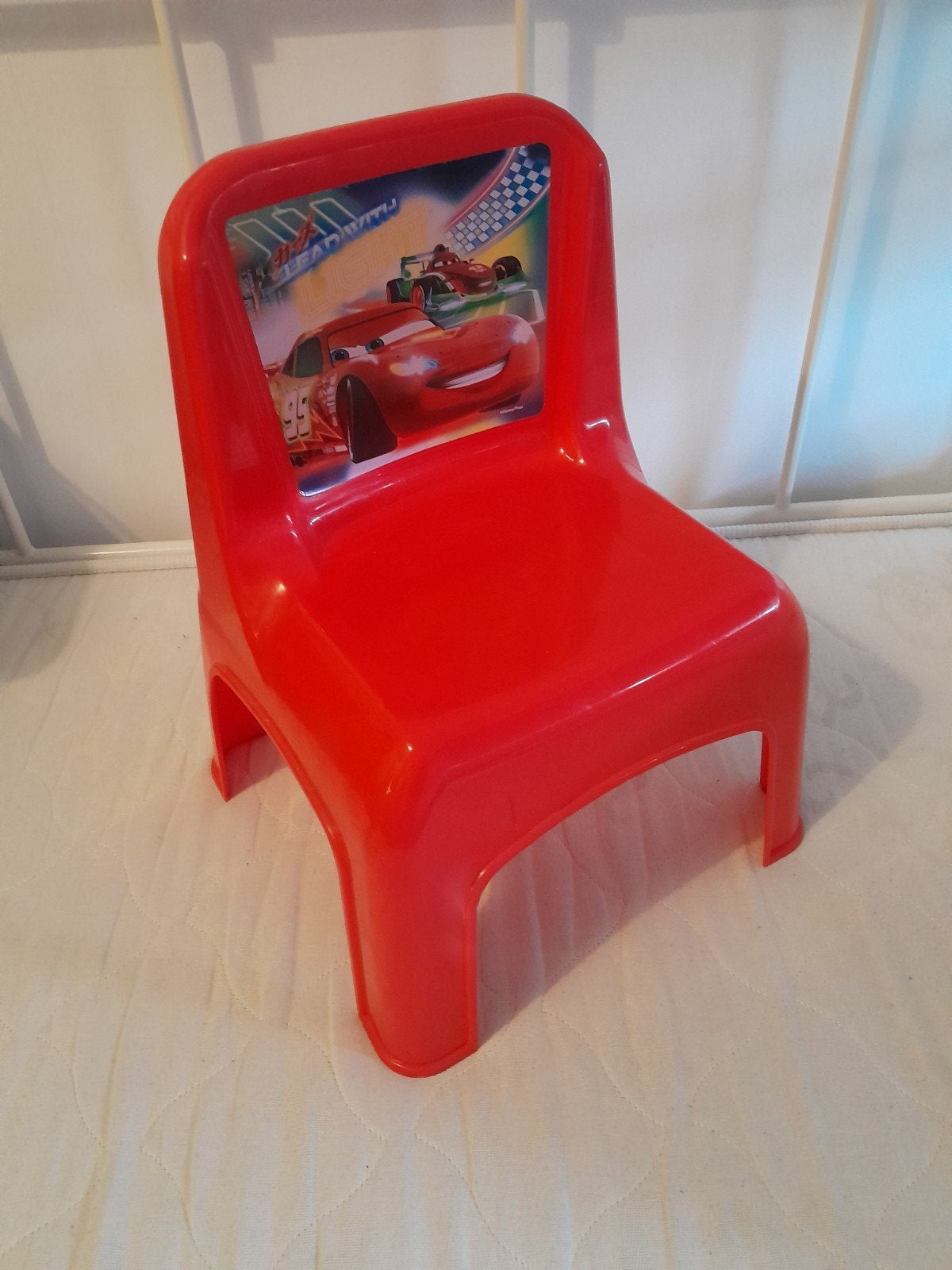 Disney Pixar Cars kinderstoel Bliksem McQueen, Ophalen of Verzenden, Zo goed als nieuw, Stoel(en)